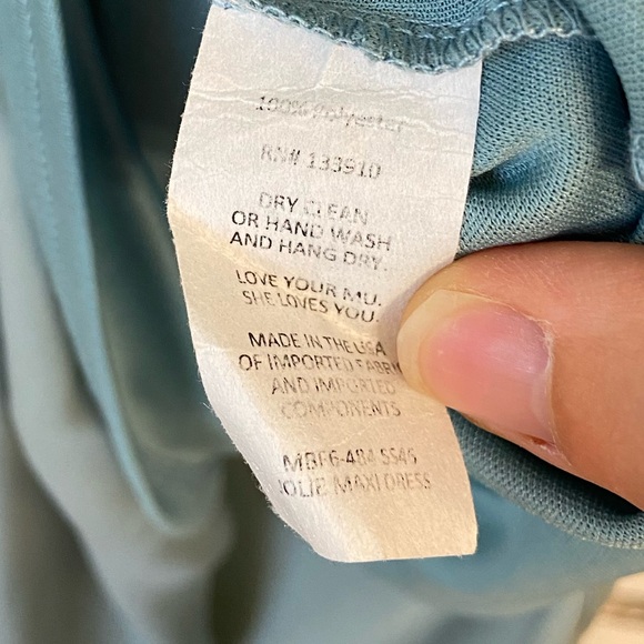 Show Me Your Mumu Jolie Silver Sage Maxi Dress Sz Medium - Picture 9 of 12